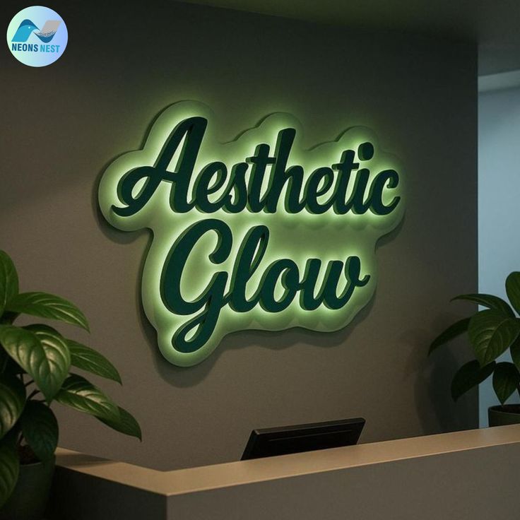 Backlit GoldSS premium lettering