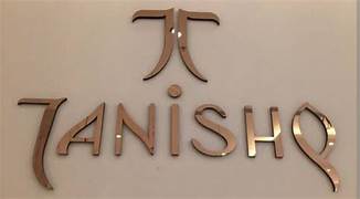 Tanishq SS metal titanium letters